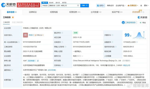 中電信人工智能科技公司增資至約33.7億元，AI基礎軟件開發布局深化